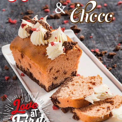 Aardbei_&_Choco Cake