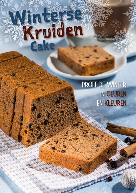 Winterse Kruidencake (vlak bakkend)