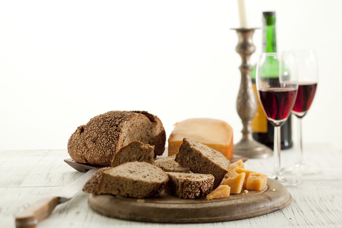 Gekookte Rogge / Notenbroodje