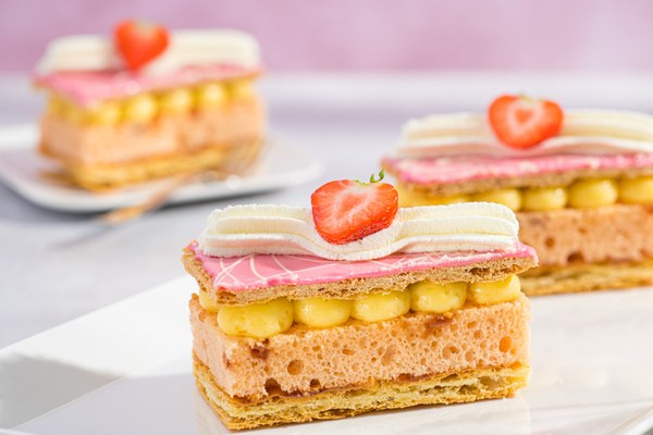 Aardbeien Tompouce