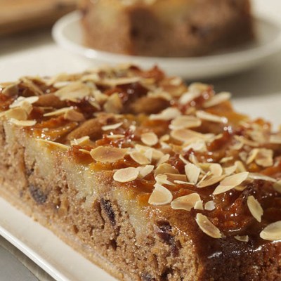 Amandel Speculaas plaatcake