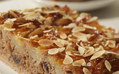 Amandel Speculaas plaatcake