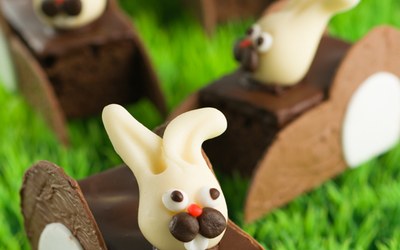 American Brownie Easter Bunnies
