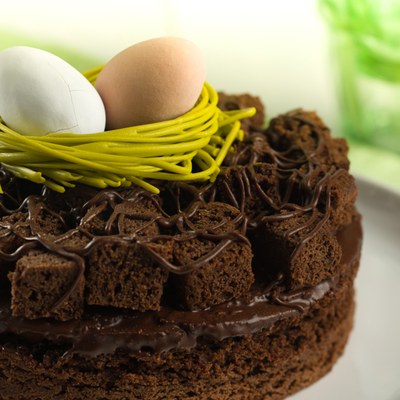 American Brownie Easter Pie