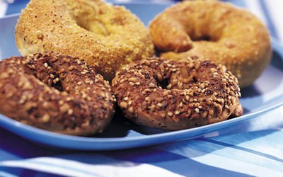 Barbecue bagels (Picante)