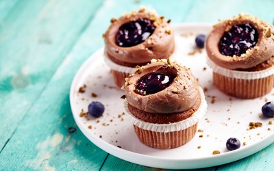 Blueberry Choc Muffins