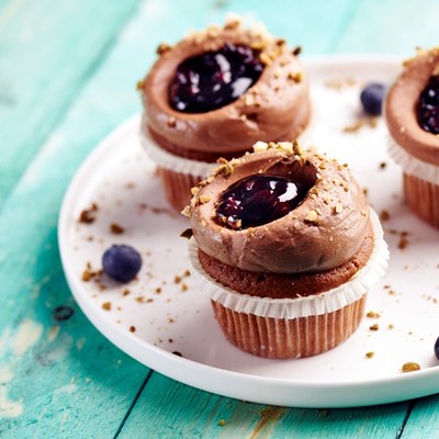 Blueberry Choc Muffins