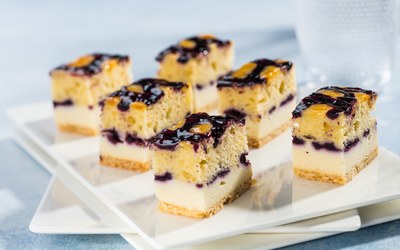 Blueberry/Yogh Cheesecake Bites