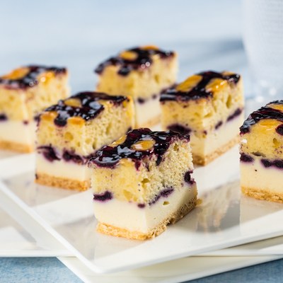 Blueberry/Yogh Cheesecake Bites