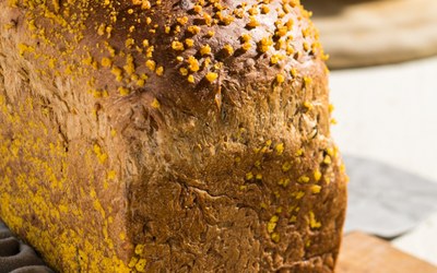 Bruin Tarwe-Maïsbrood met Mais Pompoen 40