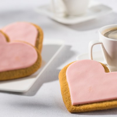 Chai Latte Hart koeken met Fantasy Chai Cake