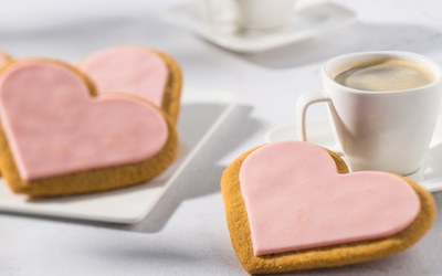 Chai Latte Hart koeken met Fantasy Chai Cake