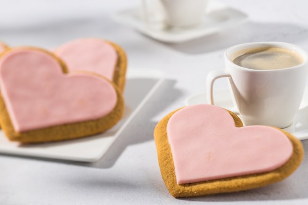 Chai Latte Hart koeken met Fantasy Chai Cake