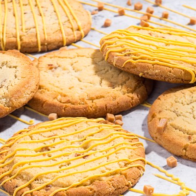 Chewy Banoffee Cookies met Fantasy Banoffee Cake