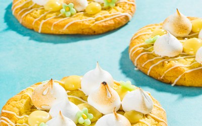 Chewy Lemon Meringue Cookies
