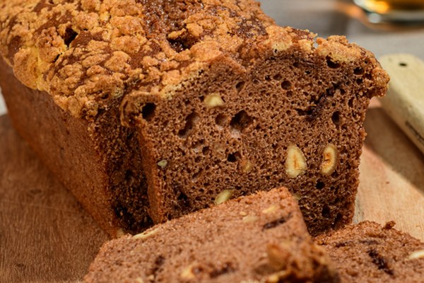 ChocNut Kruimelcake met Fantasy ChocNut Cake
