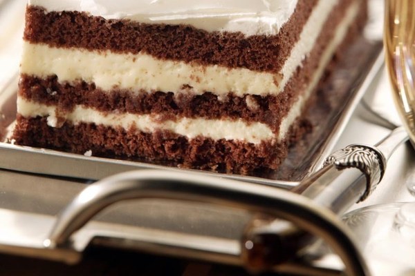 Chocolate Delight schnitt met Zeesan Tiramisu