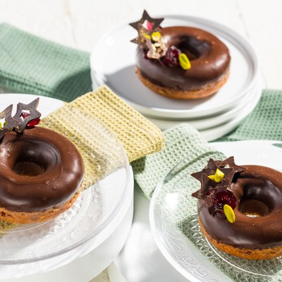 Christmas Cake Donut