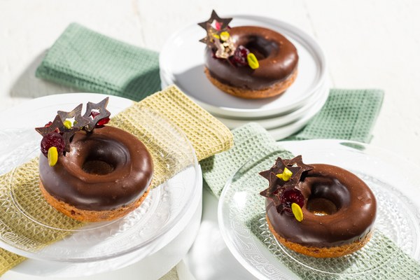 Christmas Cake Donut