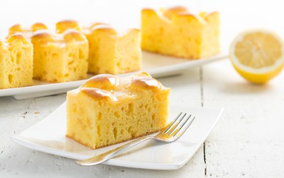 CitroenRoom Plaatcake met Fantasy Lemon Cake
