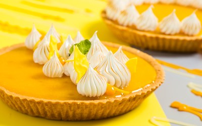 CitrusGinger Meringue Pie