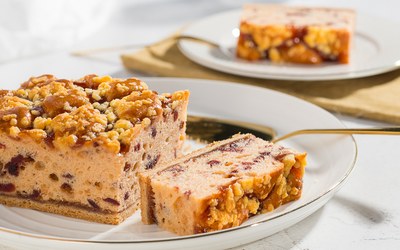 Cranberry QuarQy Plaatcake