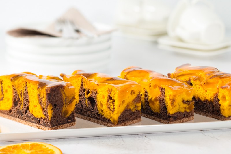 Fantasy Double Choc Orange plaatcake