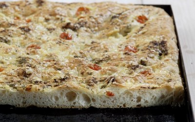 Focaccia met Panovite Italiano