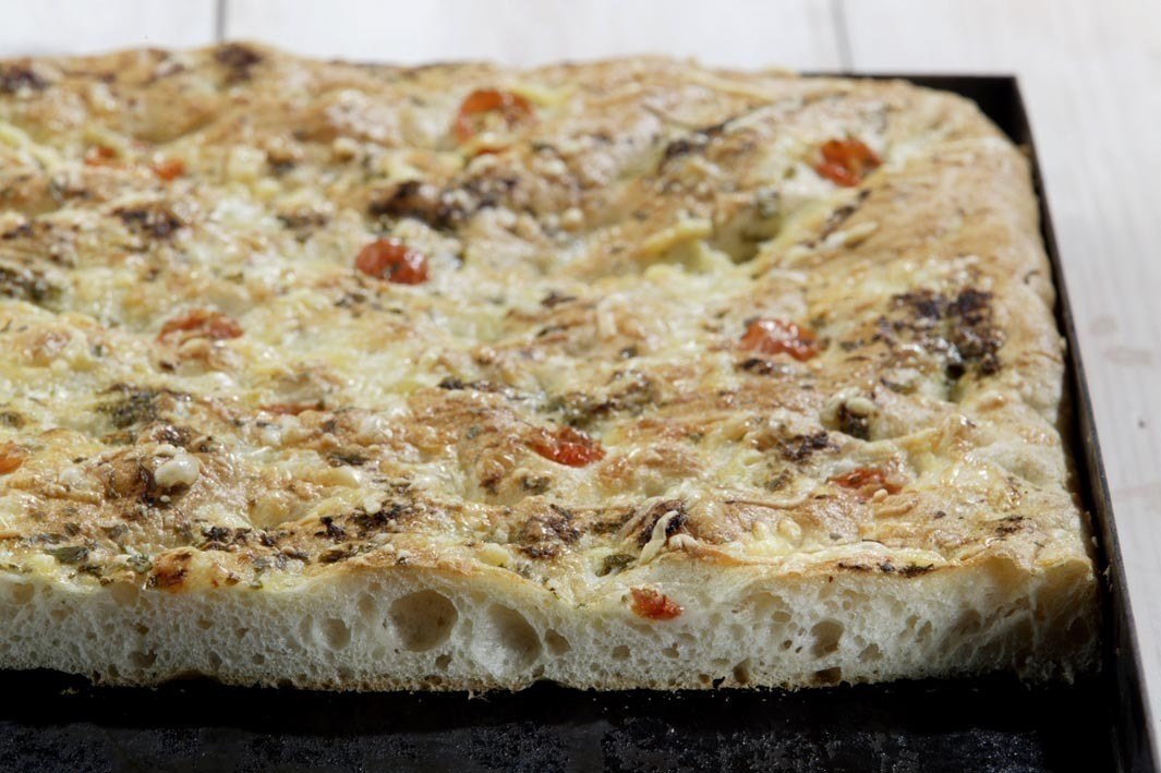 Focaccia met Panovite Italiano