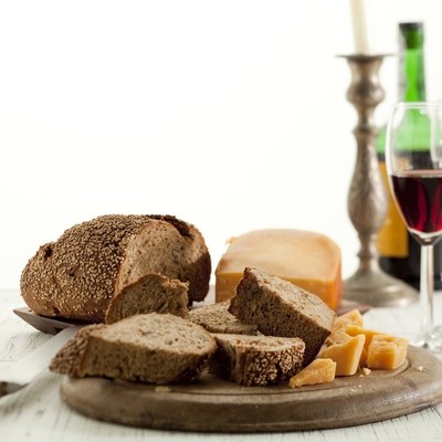 Gekookte Bruine Tarwe-Rogge/Notenbroodjes