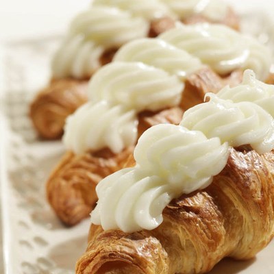 Gevulde Croissants met Yoghurtvulling