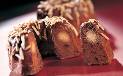Gevulde Tulband met Fantasy Chocnut Cake
