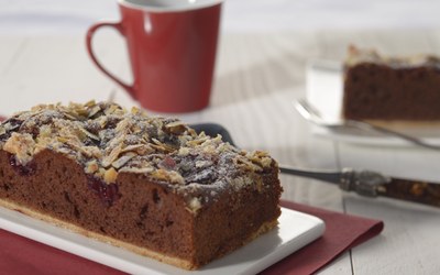 Kerst DoubleChoc Plaatcake