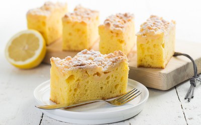 Kruimelroom Plaatcake met Fantasy Lemon Cake