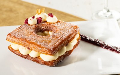 Kwark Squares met Kwarkbroodmix