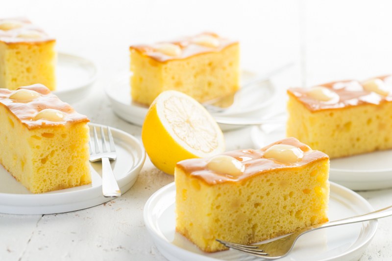LemonCream Plaatcake met Fantasy Lemon Cake