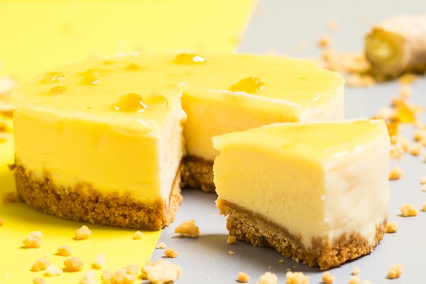 LemonGinger Cheesecake met Baked Cheesecake
