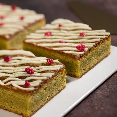 Matcha Blondie Bites