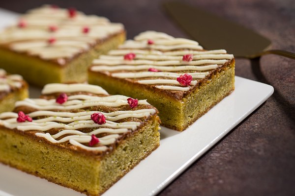 Matcha Blondie Bites