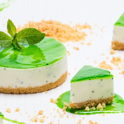 Minty Greek Cheesecake