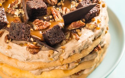 Naked Cake Karamel Choco