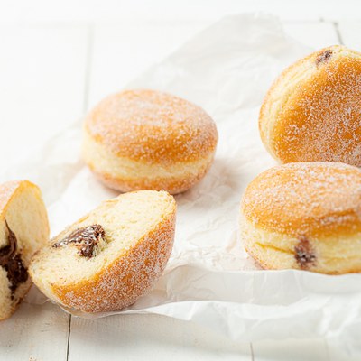 Nutella Berliner Bollen met Berlina