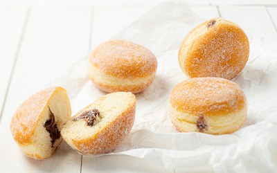 Nutella Berliner Bollen met Berlina