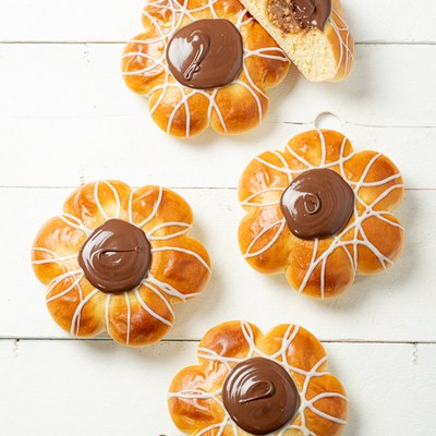 Nutella Bloemenbroodje