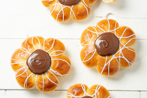 Nutella Bloemenbroodje