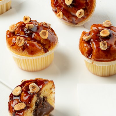 Nutella Muffins met Royal Muffin