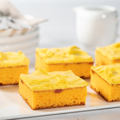 Orange Blondie met Fantasy Orange Cake