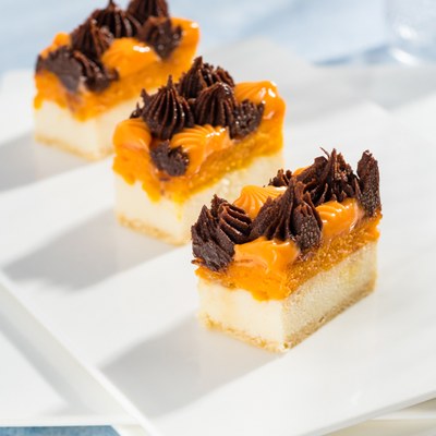 Orange Cheesecake Bites