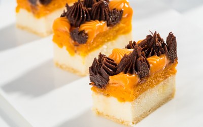 Orange Cheesecake Bites
