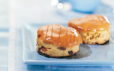 Oranje Scones met Panovitesse Scone